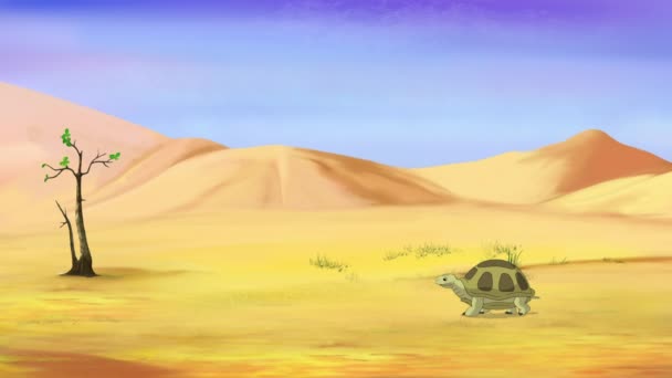 Little Brown Turtle Walks Sandy Desert Handmade Animation — Stock Video © zarevv #425529826 Little Brown Turtle Walks Sandy Desert Handmade Animation — Stock Video © zarevv #425529826