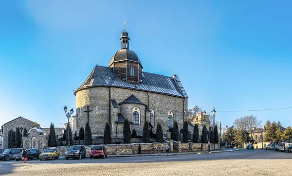 Kamianets Podilskyi Ukrajina 2020 Kostel Nejsvětější Trojice Kamianets Podilskyi Historické — Stock fotografie