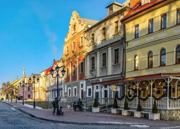 Kamjanez Podilskyi Ukraine 2020 Historische Gebäude Der Altstadt Von Kamjanez — Stockfoto