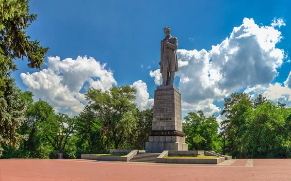 Dnipro Ucrânia 2020 Monumento Taras Shevchenko Monastery Island Dnipro Ucrânia — Fotografia de Stock