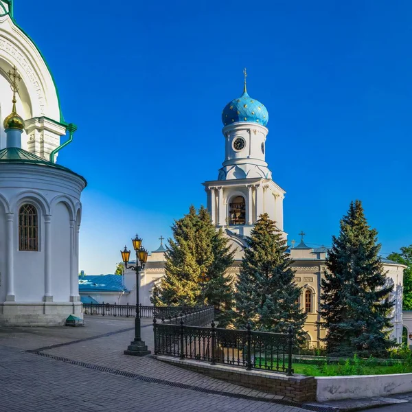 Svyatogorsk Ucrânia 2020 Igreja Intercessão Território Lavra Svyatogorsk Ucrânia Uma — Fotografia de Stock