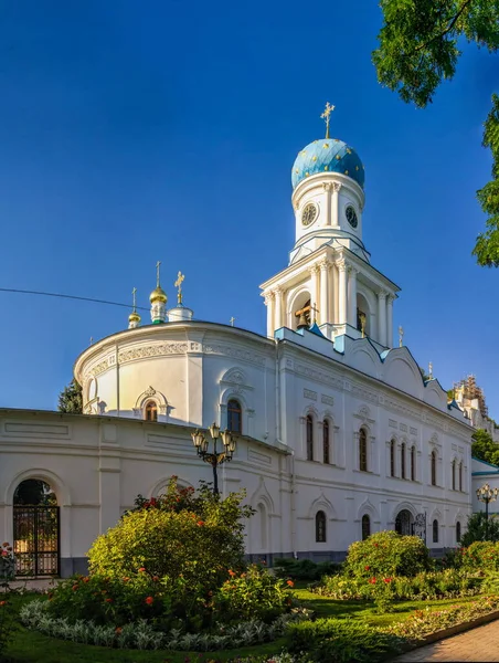 Svyatogorsk Oekraïne 2020 Tussenkomst Kerk Het Grondgebied Van Svyatogorsk Lavra — Stockfoto