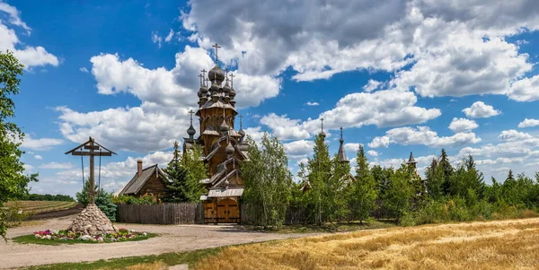 Svyatogorsk Ukraine 2020 Wooden All Saints Skete Part Svyatogorsk Lavra — Stock Photo, Image