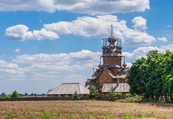 Svyatogorsk Ucraina 2020 Wooden All Saints Skete Una Parte Della — Foto Stock