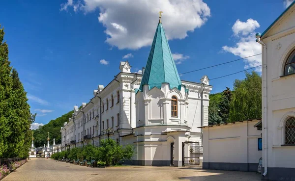 Σβιατογκόρσκ Ουκρανία 2020 Πύργος Του Φράκτη Του Μοναστηριού Στο Svyatogorsk — Φωτογραφία Αρχείου