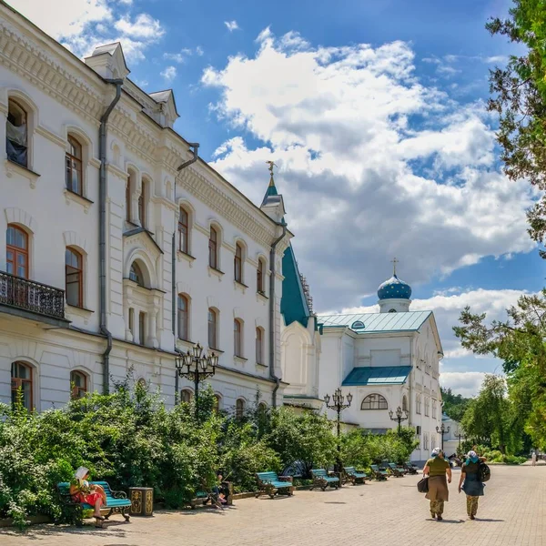 Svyatogorsk Ucrania 2020 Las Santas Montañas Lavra Santa Dormición Svyatogorsk — Foto de Stock