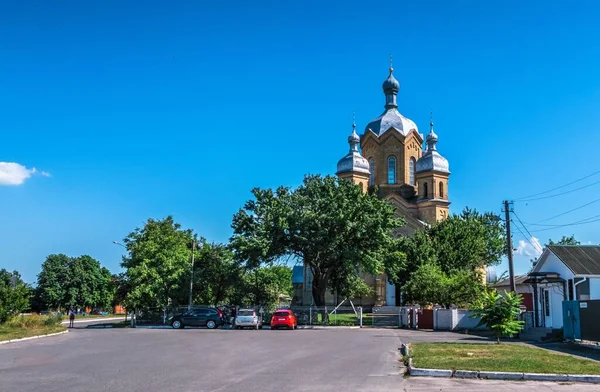 Cherkasy Ucrania 2020 Iglesia Ortodoxa Región Cherkasy Soleado Día Verano — Foto de Stock