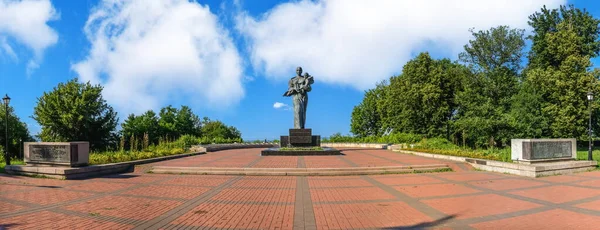 Kaniv Ucrânia 2020 Monumento Aos Soldados Caídos Memorial Park Kaniv — Fotografia de Stock