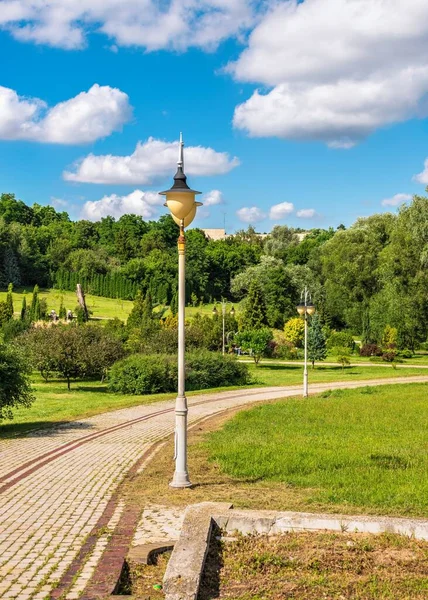 Kiev Oekraïne 2020 Feofaniia Park Kathedraal Van Panteleimon Kiev Oekraïne — Stockfoto