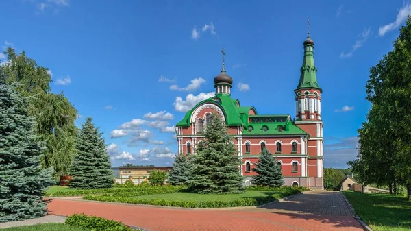 Kiev Ucrania 2020 Catedral San Panteleimón Parque Feofaniia Kiev Ucrania — Foto de Stock