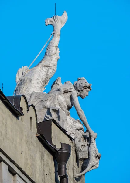 Kyjev Ukrajina 2020 Dům Chimaeras Nebo Horodecki House Kyjevě Ukrajina — Stock fotografie