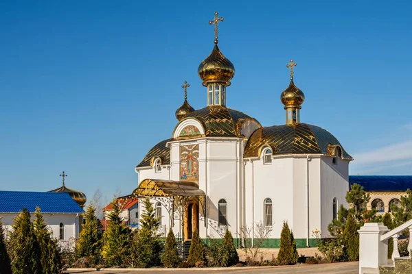 Pueblo Marinovka Ucrania 2021 Santa Protección Skete Santa Dormición Monasterio —  Fotos de Stock