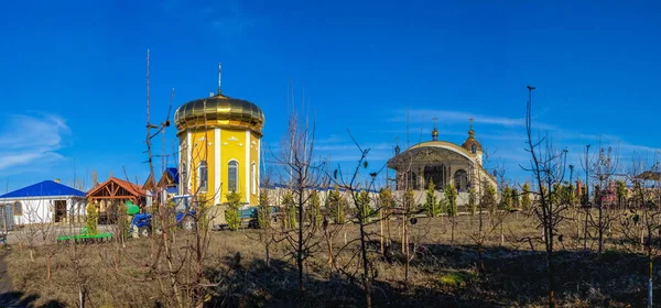 Village Marinovka Ukraine 2021 Sainte Protection Skete Sainte Dormition Monastère — Photo