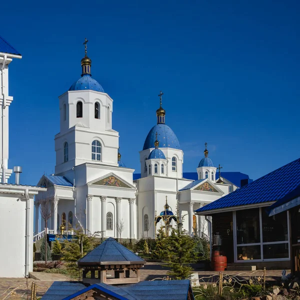 Pueblo Marinovka Ucrania 2021 Santa Protección Skete Santa Dormición Monasterio — Foto de Stock