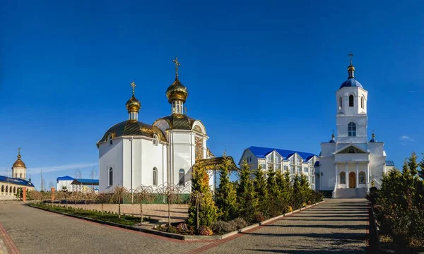 Pueblo Marinovka Ucrania 2021 Santa Protección Skete Santa Dormición Monasterio — Foto de Stock