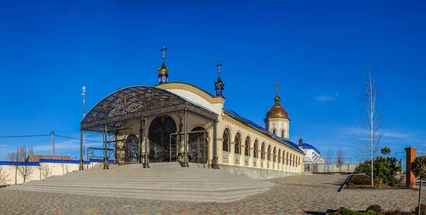Villaggio Marinovka Ucraina 2021 Santa Protezione Skete Della Santa Dormizione — Foto Stock