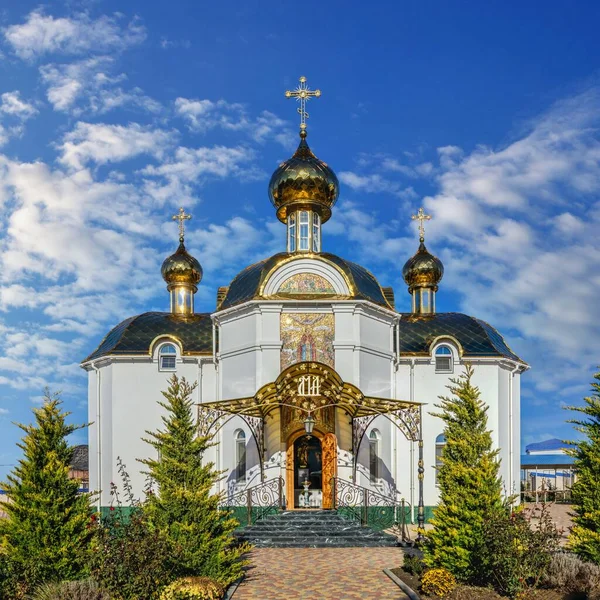 Pueblo Marinovka Ucrania 2021 Santa Protección Skete Santa Dormición Monasterio —  Fotos de Stock