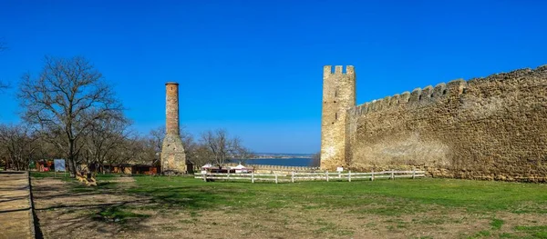 2021 Bilhorod Dnistrovskyi Fortaleza Akkerman Región Odessa Ucrania Una Soleada — Foto de Stock