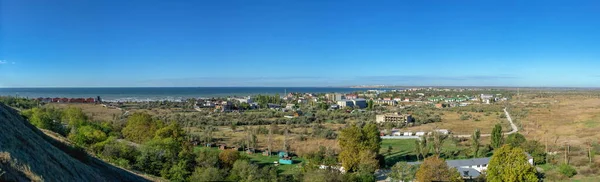 Blick Von Oben Auf Das Feriendorf Koblevo Der Nähe Von — Stockfoto