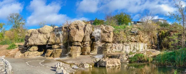 2020 Uman Oekraïne Waterval Het Fantasy Park Nova Sofiyivka Uman — Stockfoto
