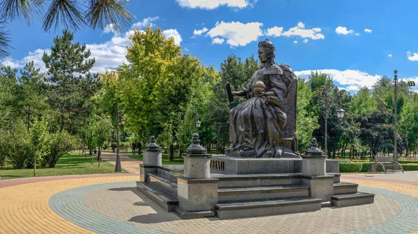 Tiraspol Moldavië 2021 Monument Voor Catharina Grote Tiraspol Transnistrië Moldavië — Stockfoto