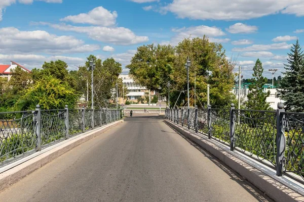 Тирасполь Молдова 2021 Год Мост Через Днестр Тирасполе Приднестровье Молдове — стоковое фото