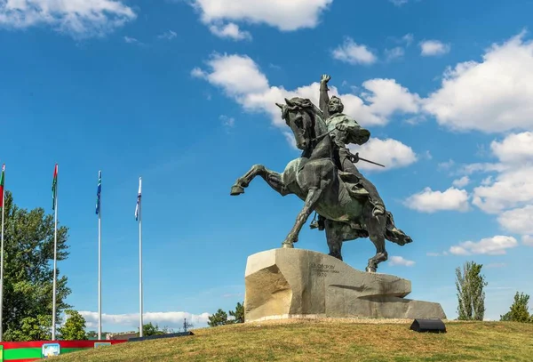 Tiraspol Moldova 2021 Monument Alexander Suvorov Tiraspol Transnistria Moldova Sunny — Stock Photo, Image