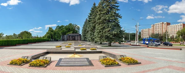 Tiraspol Moldávia 2021 Memorial Glória Tiraspol Transnístria Moldávia Dia Ensolarado — Fotografia de Stock