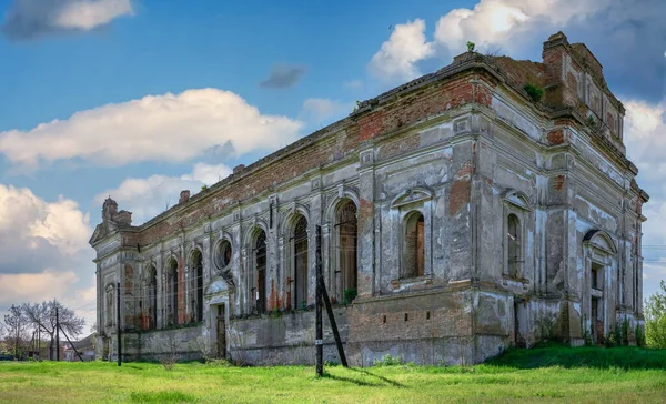 Catedral Abandonada Asunción Santísima Virgen María Pueblo Lymanske Región Odessa — Foto de Stock