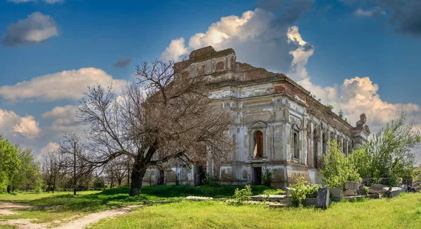 Verlassene Kathedrale Mariä Himmelfahrt Dorf Lymanske Gebiet Odessa Ukraine — Stockfoto