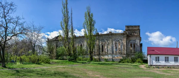 Igreja Católica Abandonada Santíssima Trindade Aldeia Lymanske Região Odessa Ucrânia — Fotografia de Stock