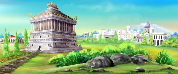 Mausoleum of Halicarnassus — Stock Photo, Image