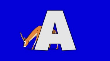 A harfi ve antilop (arka plan)