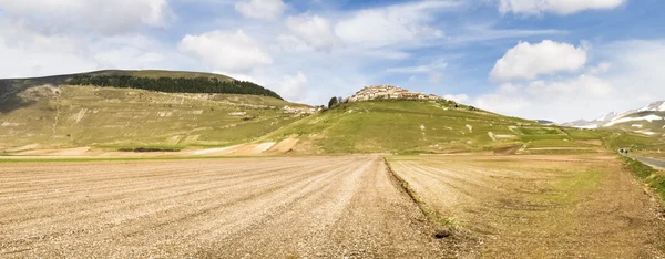 Castelluccio di Norcia grande piano — Foto Stock