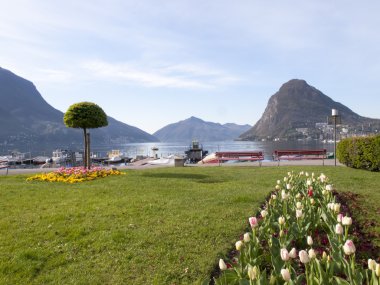 Lugano, Bahçe göl