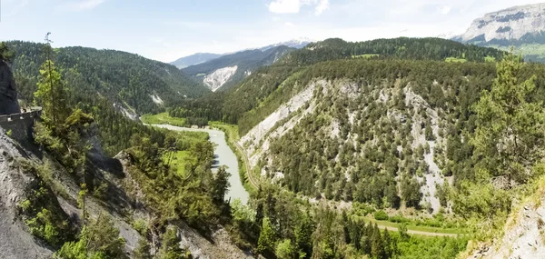 Rheinschlucht Gorge — Stok fotoğraf