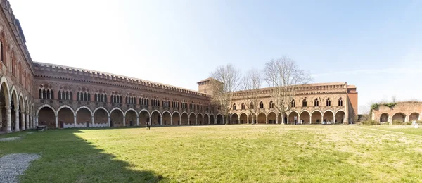 Pavia. Castelul Visconti . — Fotografie, imagine de stoc