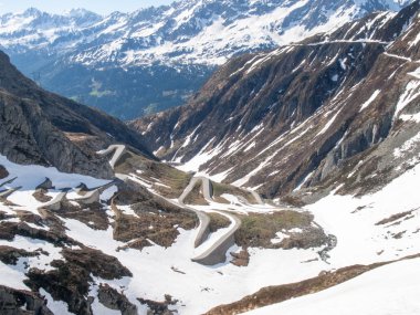 Gotthardpass, Tremola Vadisi görünümünü