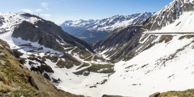 Gotthardpass, Tremola Vadisi görünümünü