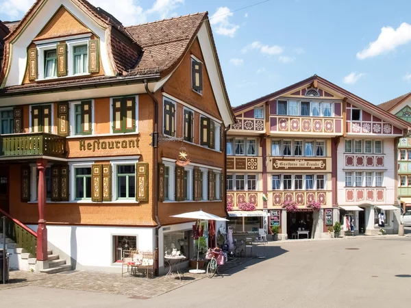 Suíça, Appenzell cidade campanário . — Fotografia de Stock