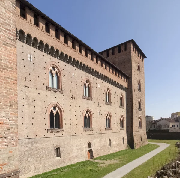 Pavia. Visconti hrad. — Stock fotografie