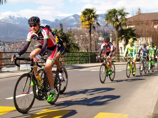 Corrida de ciclismo Grand Prix de Lugano em 2015 — Fotografia de Stock