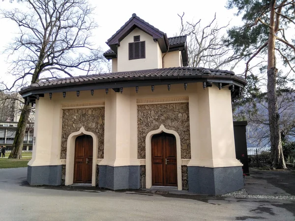 Lugano Suiza Febrero 2018 — Foto de Stock