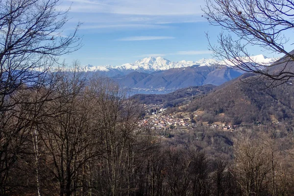 Cademario Suisse Environnement Boisé Panoramique — Photo