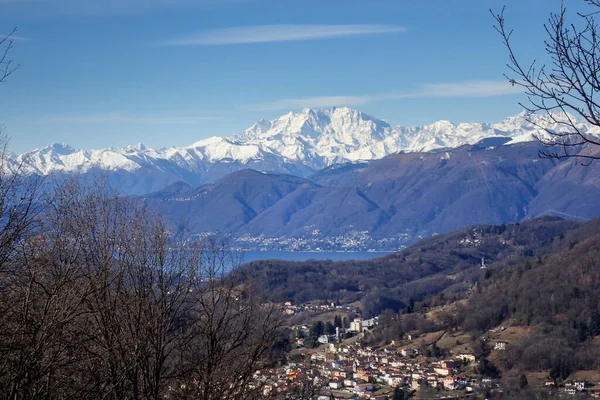 Cademario Switzerland Woododed Panoramic Environment — 图库照片