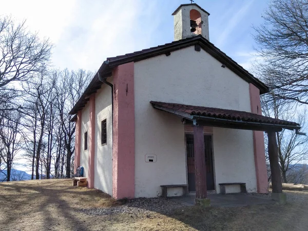 Cademario Schweiz Kirche Von San Bernardo — Stockfoto