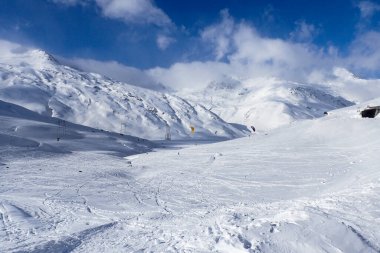 Casaccia, İsviçre: Kış manzarası, Lareccio kanalları ve Kolombiya geçidi