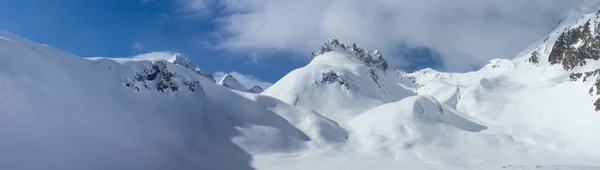 Casaccia Suíça Paisagem Inverno Canais Lareccio Passagem Colombe — Fotografia de Stock