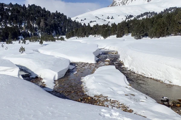 Casaccia Switzerland Winter Landscape Lareccio Canals Colombe Pass — Stock Photo, Image