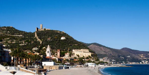 Noli Italien Historisk Stad Riviera Ponente — Stockfoto